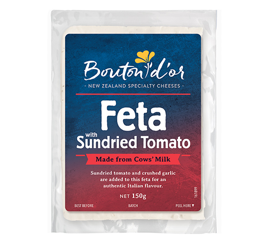 Bdor Sundried Tomato Cow Feta 150g