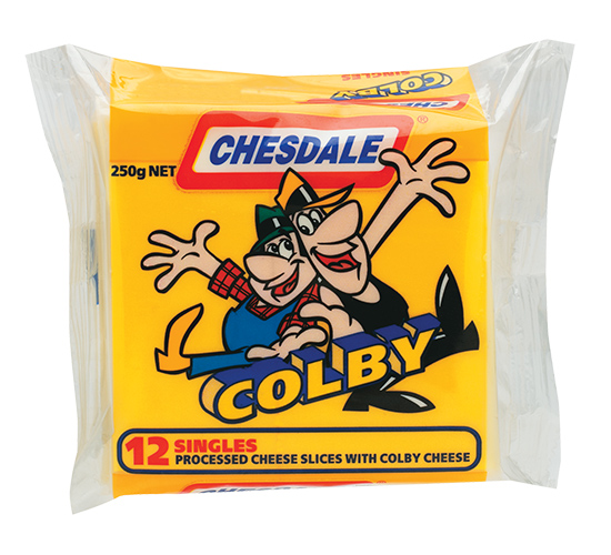 Chesdale Slices Colby 250g