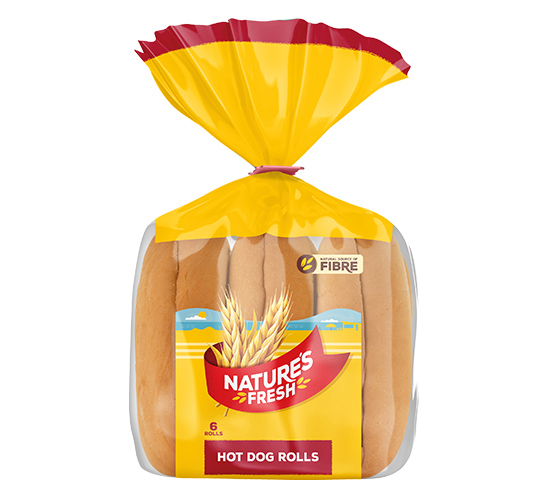 Natures Fresh Hot Dog Rollsl 6PK