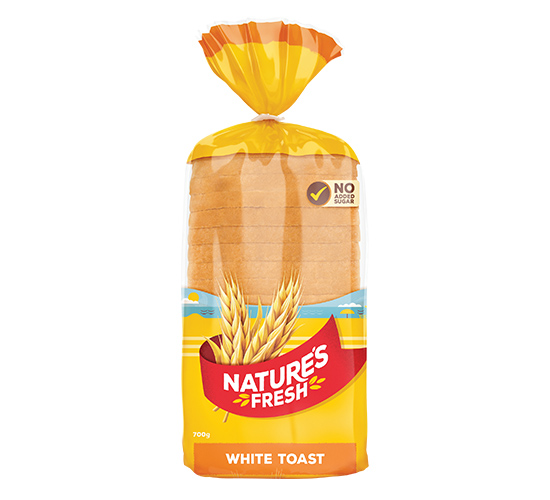 Natures Fresh Loaf White Toast 700g