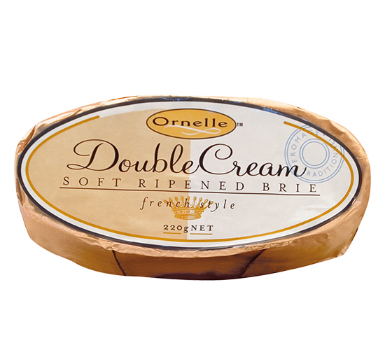 Ornelle Double Cream Brie 220g