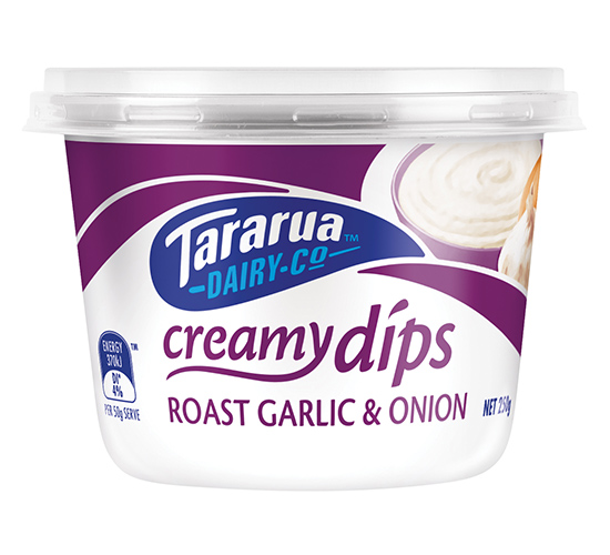 TDC Creamy Dips Roast Garlic Onion 250g