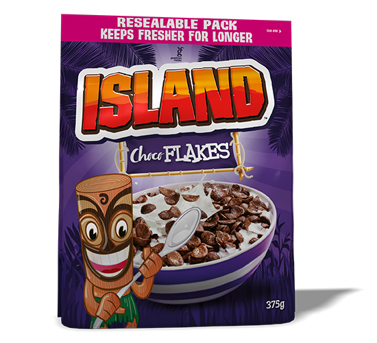 Island Cereal Choco Flakes 375g