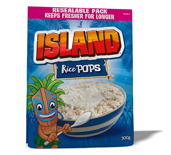 Island Cereal Rice Pops 300g