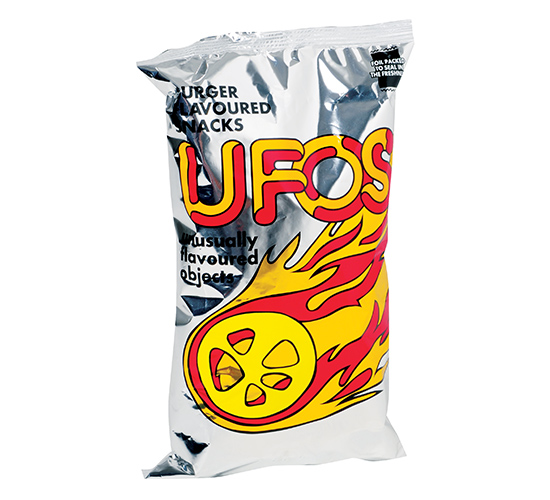 UFOS Burger Flavoured Snacks 100g