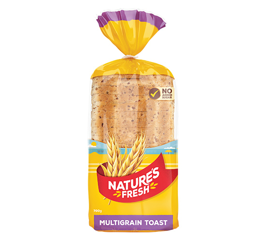 Natures Fresh Loaf Multigrain Toast 700g