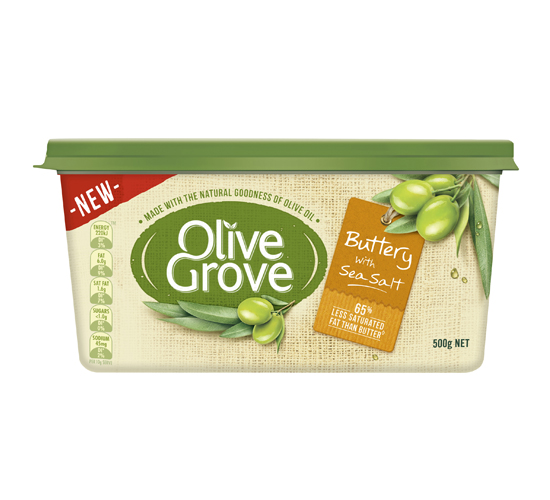 Olive Grove Spread Buttery With Sea Salt 500g