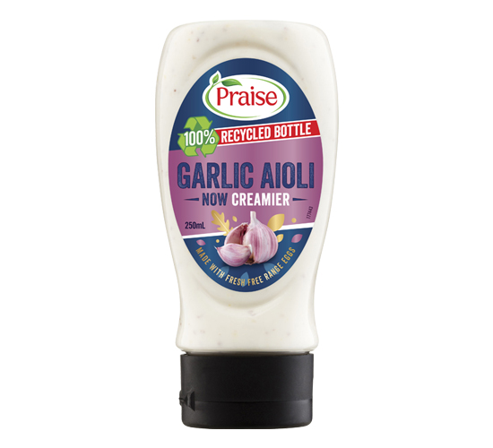 Praise Garlic Aioli 250ml rPet